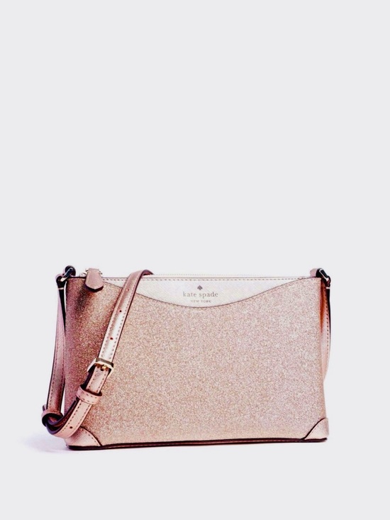 kate spade Handbags - kate spade Glitter Gold Crossbody with Adjustable Strap